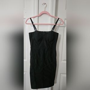 Haute Monde Elegant Black Mini Dress